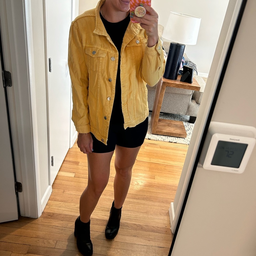 Yellow Denim Jacket